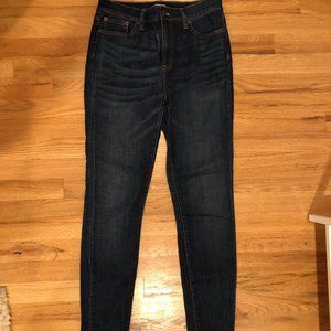 J Crew skinny jean, 10" rise, 28" inseam